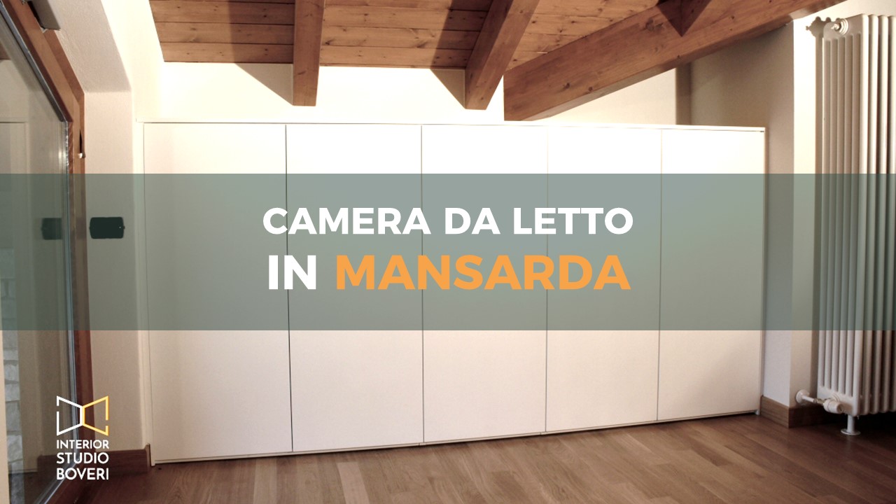 Camera da letto in mansarda - Interior studio Boveri